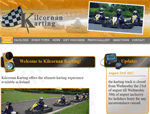 Tablet Screenshot of limerickkarting.com
